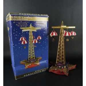 Rare Mr. Christmas Musical World's Fair Parachute Ride w/ Original Box